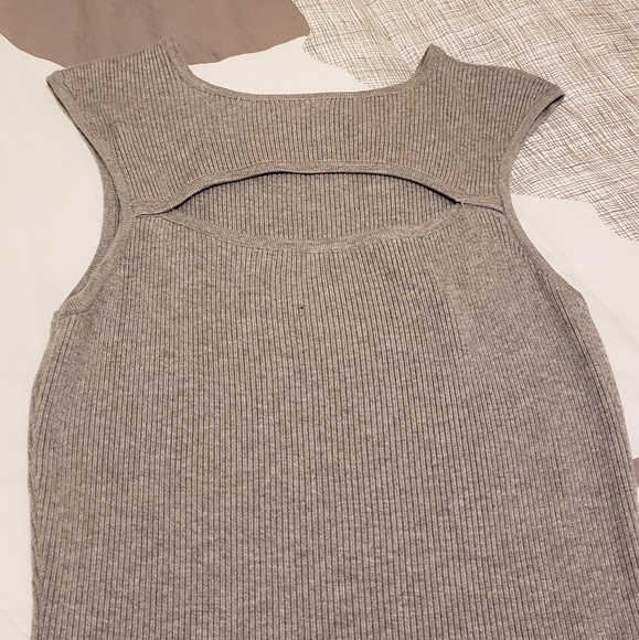Rehab - Grey Knit Dress - Size Large - Picture 5 of 7